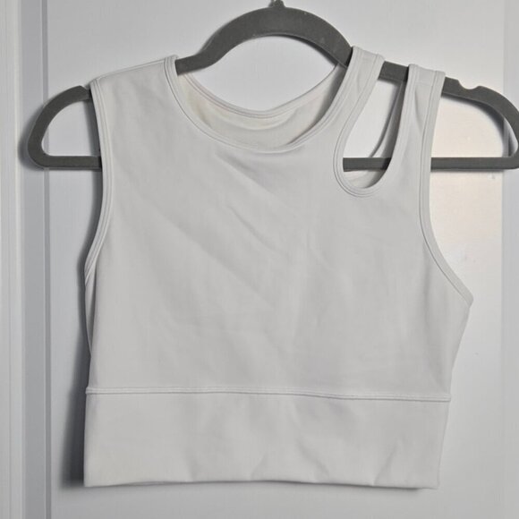 Lululemon Mastered Motion Cropped Tank - 6 White - Picture 3 of 6
